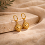 Boucles Ex Voto cœur dorée