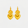 __switch:Or Boucles d'Oreilles Sacré Cœur
