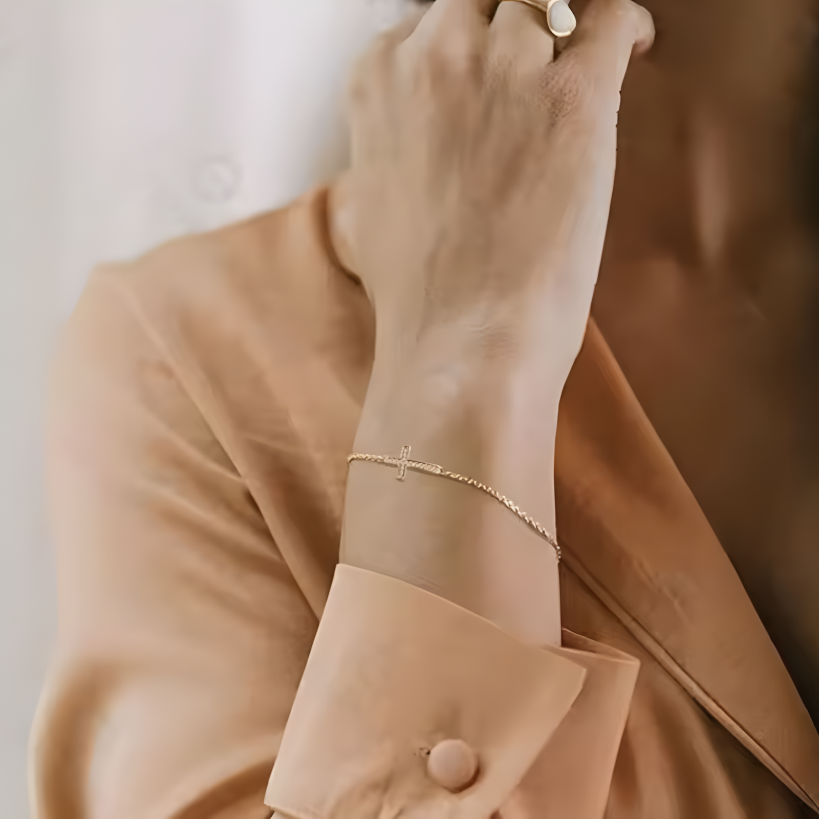 Bracelet Croix Catholique Femme