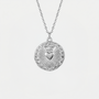 Collier Sacré-Cœur argentée