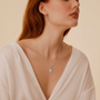 Collier Ex Voto cœur argentée