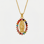 Collier Notre-Dame de Guadalupe, finition dorée
