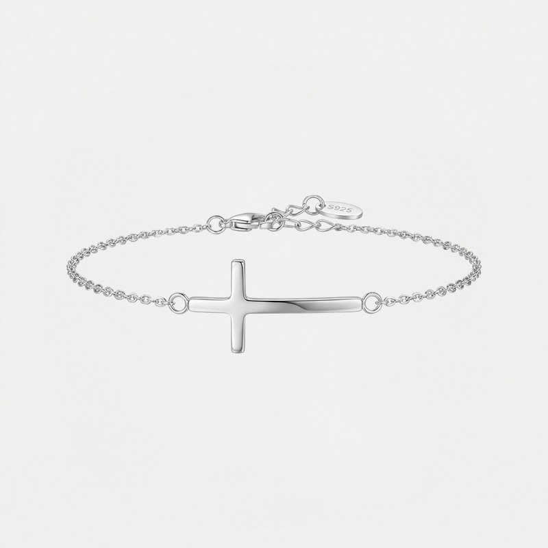 Bracelet croix chrétienne - Linea