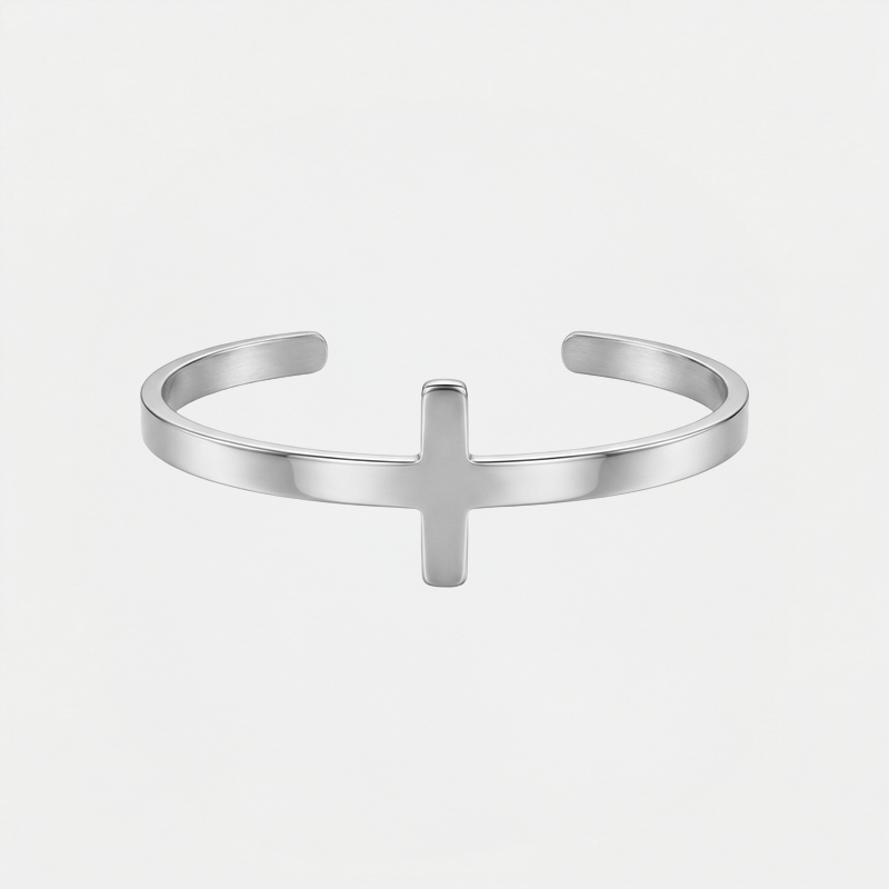 Bracelet croix jonc - Pacis