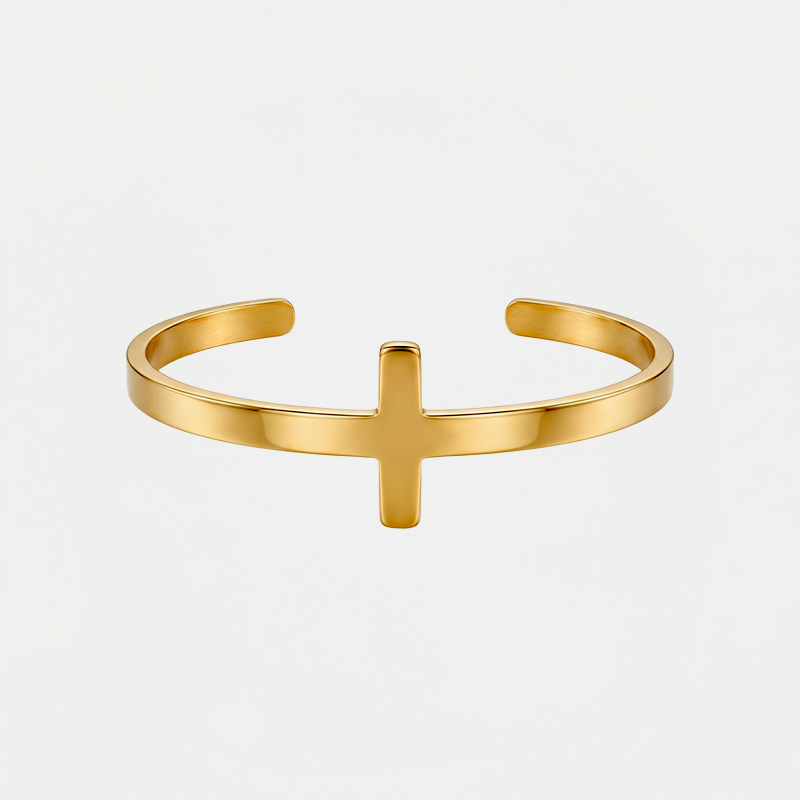Bracelet croix jonc - Pacis