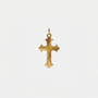 Pendentif croix ciselé dorée