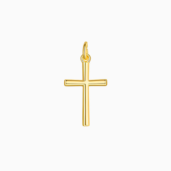 __switch:Or Pendentif croix minimaliste Or