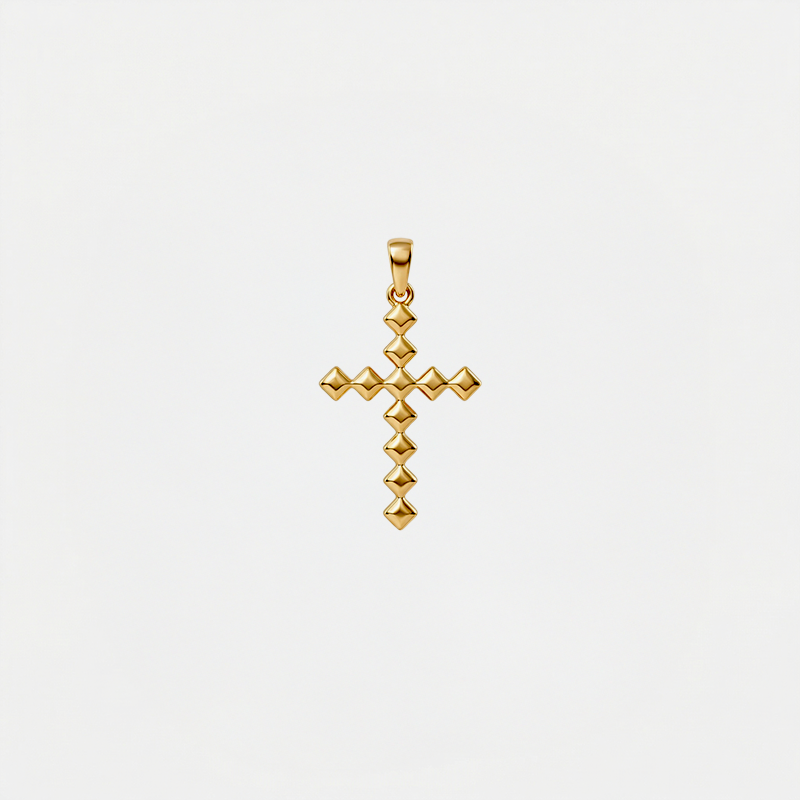 Pendentif croix femme argent - Serena