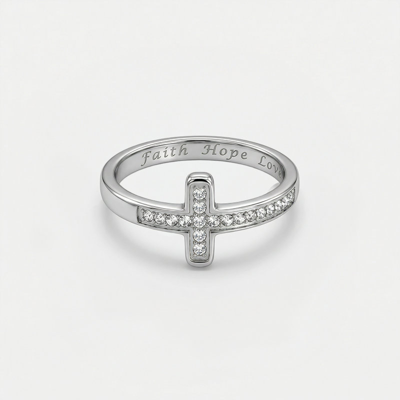 Bague croix fantaisie - Virtus