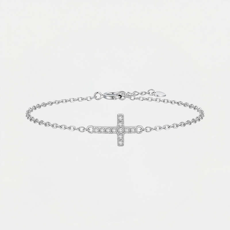Bracelet croix catholique - Virtus